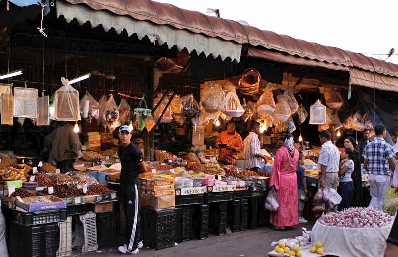 mercado medina marrocos