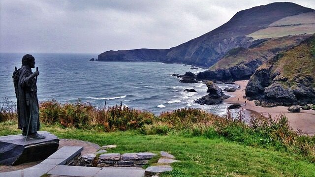 Baía de Cardigan, País de Gales Baía de Cardigan, País de Gales