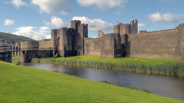 Castelo Caerphilly, País de Gales Castelo Caerphilly, País de Gales